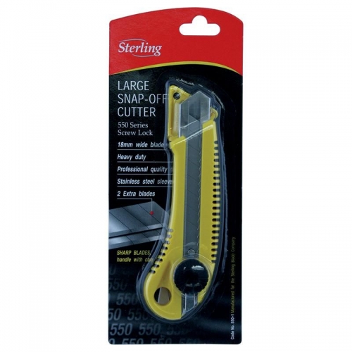 Sterling Yellow Screw-Lock Cutter 18mm