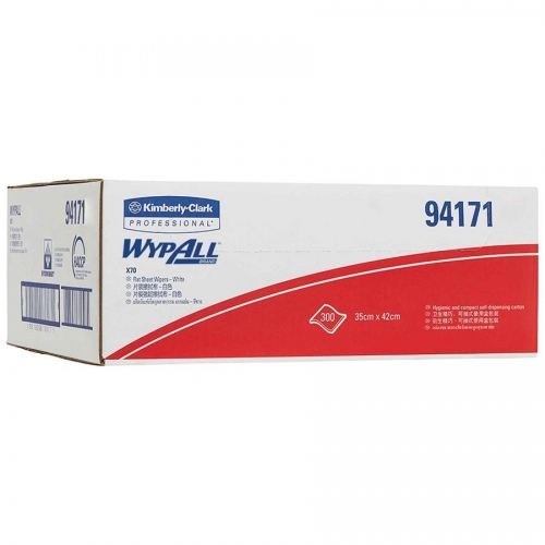 Wypall Wiper 94171 Regular White 420 x 350mm 300/ctn