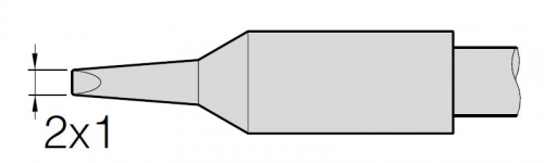 JBC T470 Cartridge Chisel 2.0 x 1.0mm