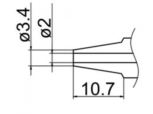 Hakko Nozzle 2.0mm for FM-2024