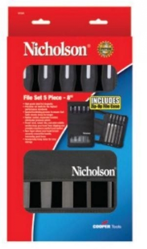 Nicholson File Set 8" 5pce