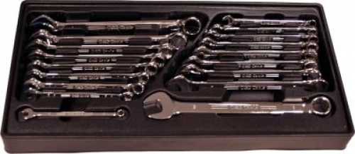18 Piece SAE & Metric Combination Wrench Set